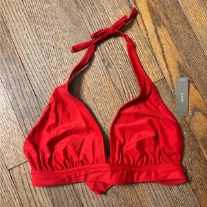 NWT J. Crew Halter Tie Back Bikini Top